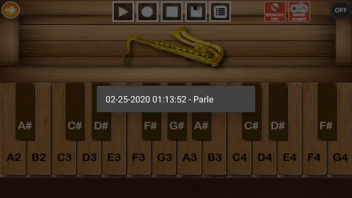 Professional Saxophone android App screenshot 1